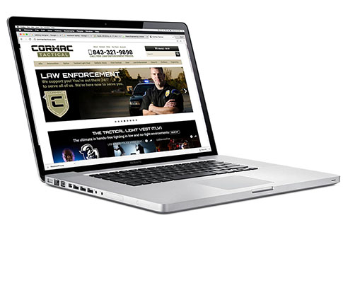 Cormac Tactical E-Commerce Website