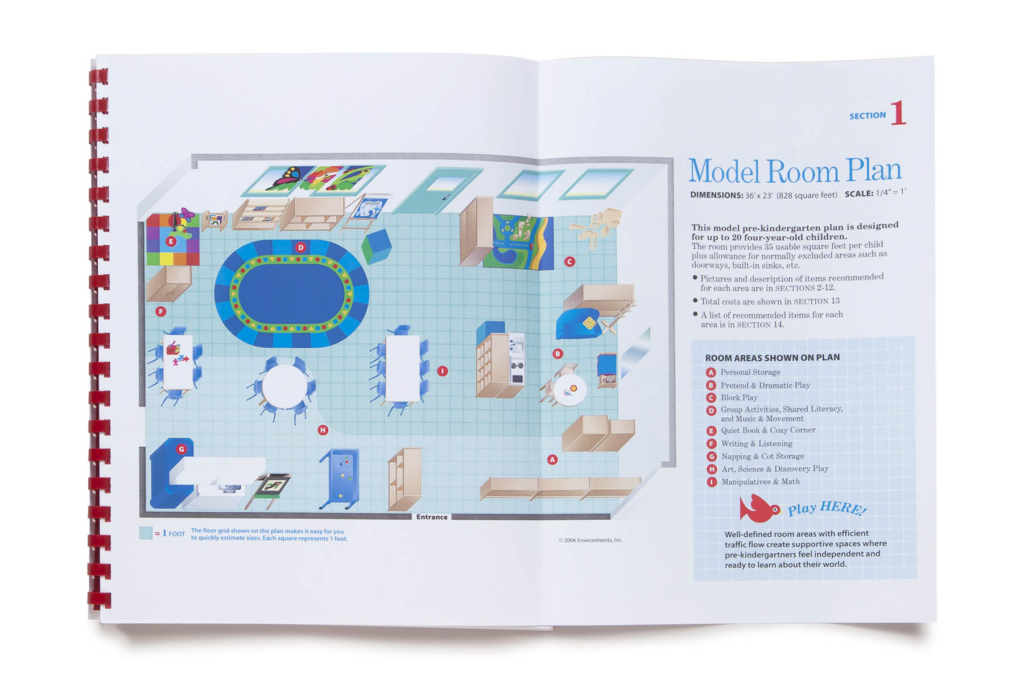 Foldout Model Room Plan